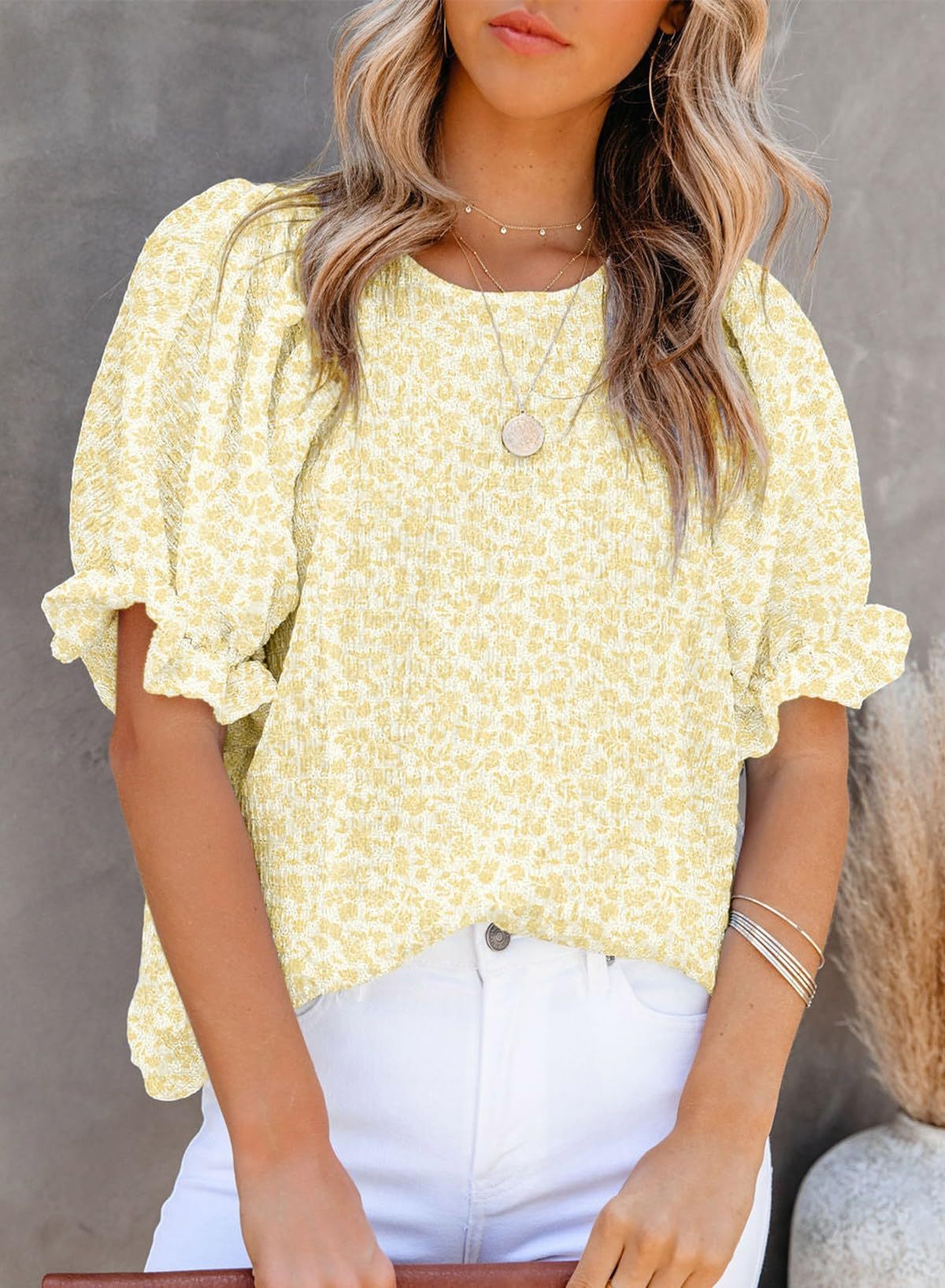 Irene | Graceful Puff Blouse