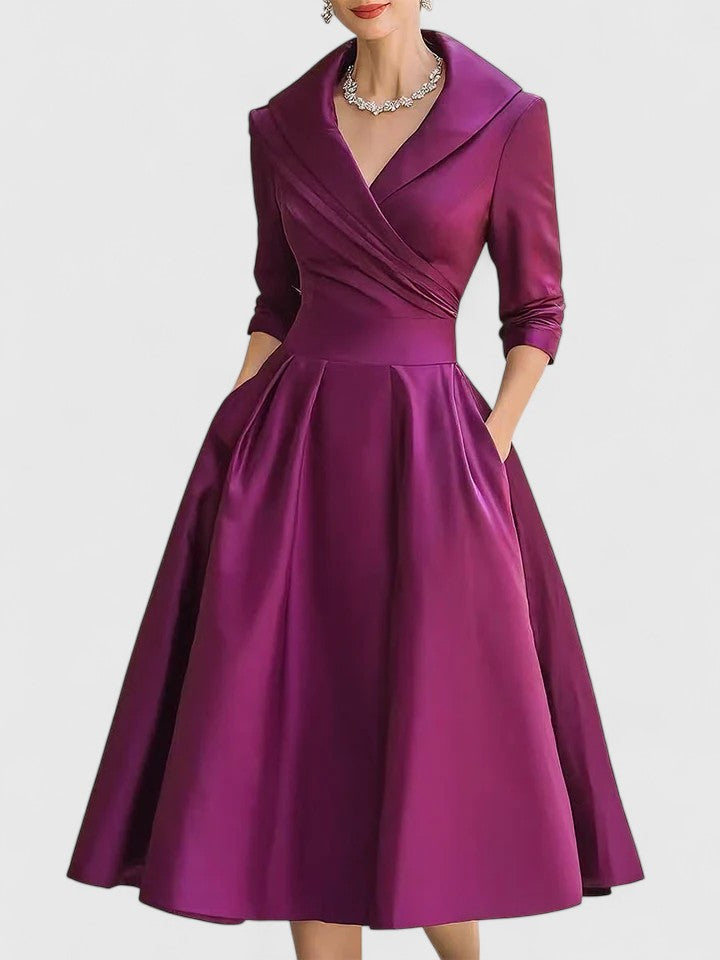 Evelyn | Pocket Midi Dress