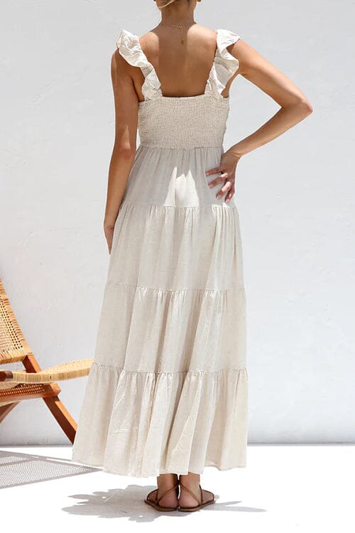 Ophelia | Elegant Maxi Dress with Ruches