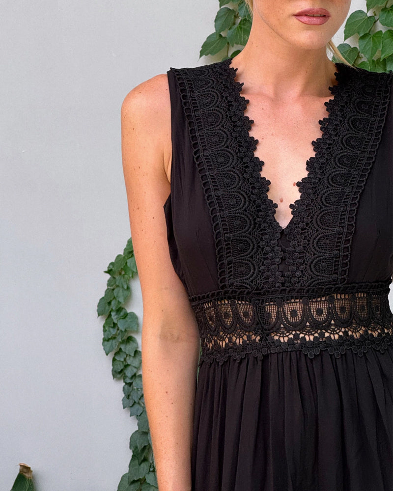 Kayla | Elegant Lace Dress with V-Neck