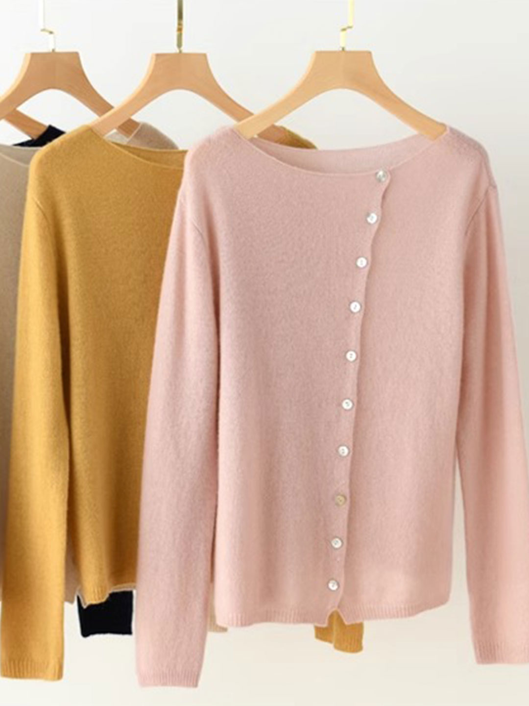 Roosje | Draped Open-Front Cardigan