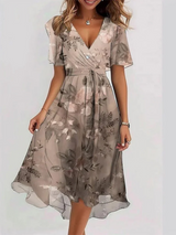 Marina | Printed Summer Midi Dress