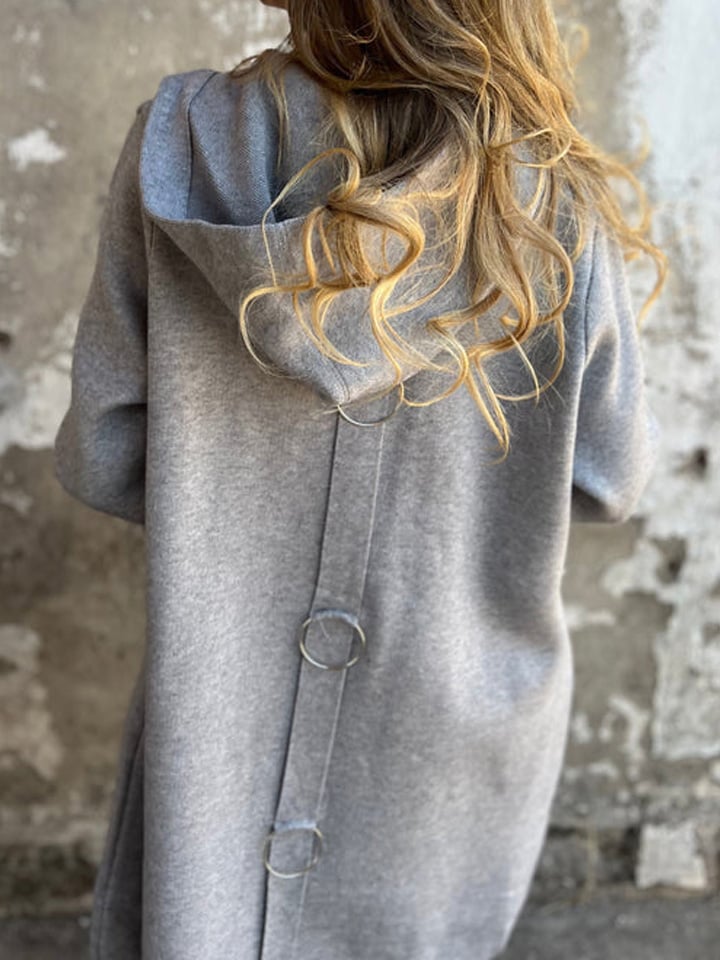 Mich | Buttoned Hooded Jacket