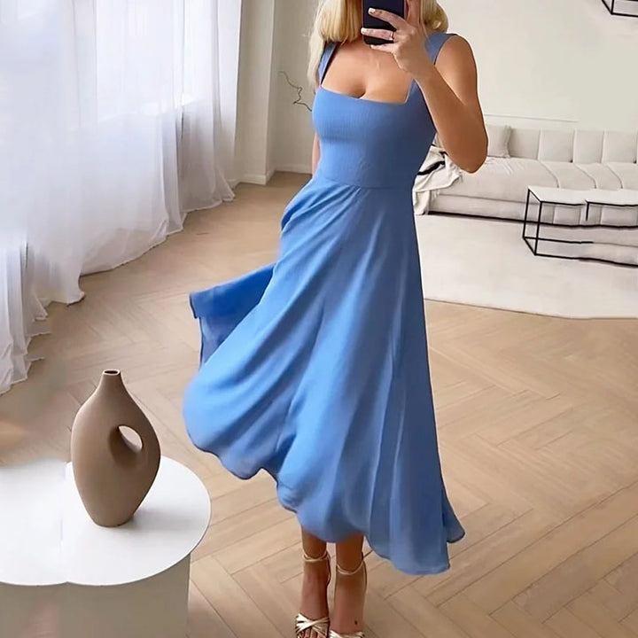 Lisenka | Square Neck Midi Dress