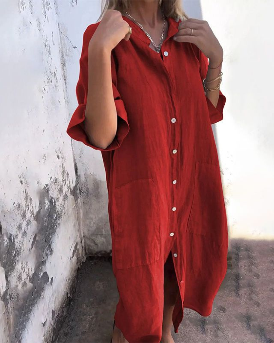 Layla | Bohemian Shirt Dress