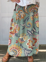 Maude | Floral Skirt with Pockets
