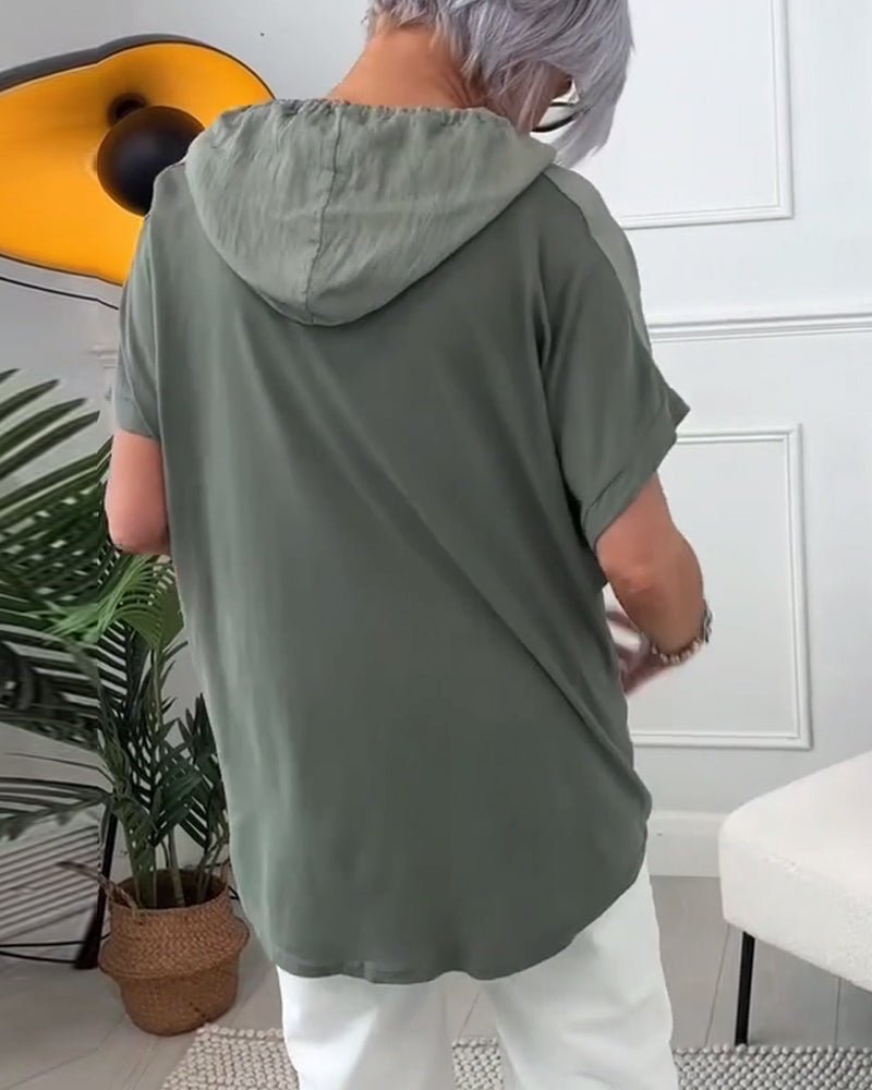 Esme | Floral Hooded Blouse