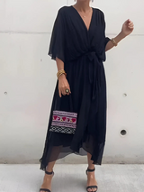 Liora | Wrap Midi Dress