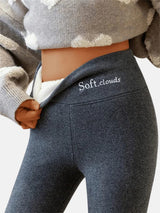 Fleece-lined winter pants, front view
