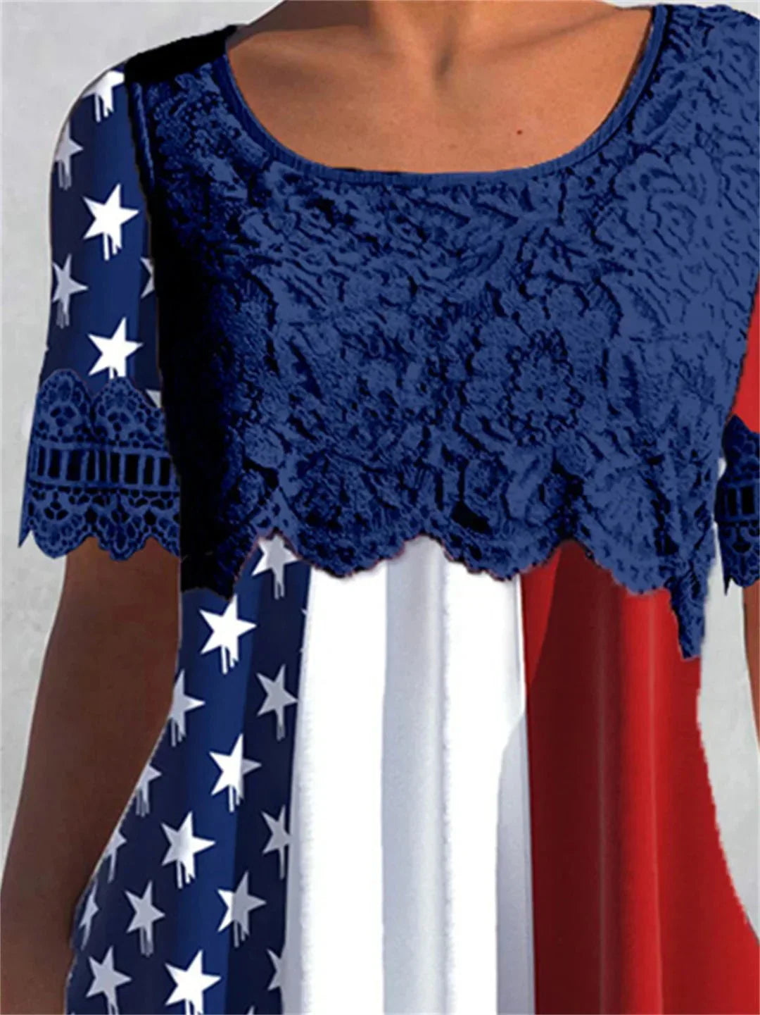 Anie | Lace Graphic Tee