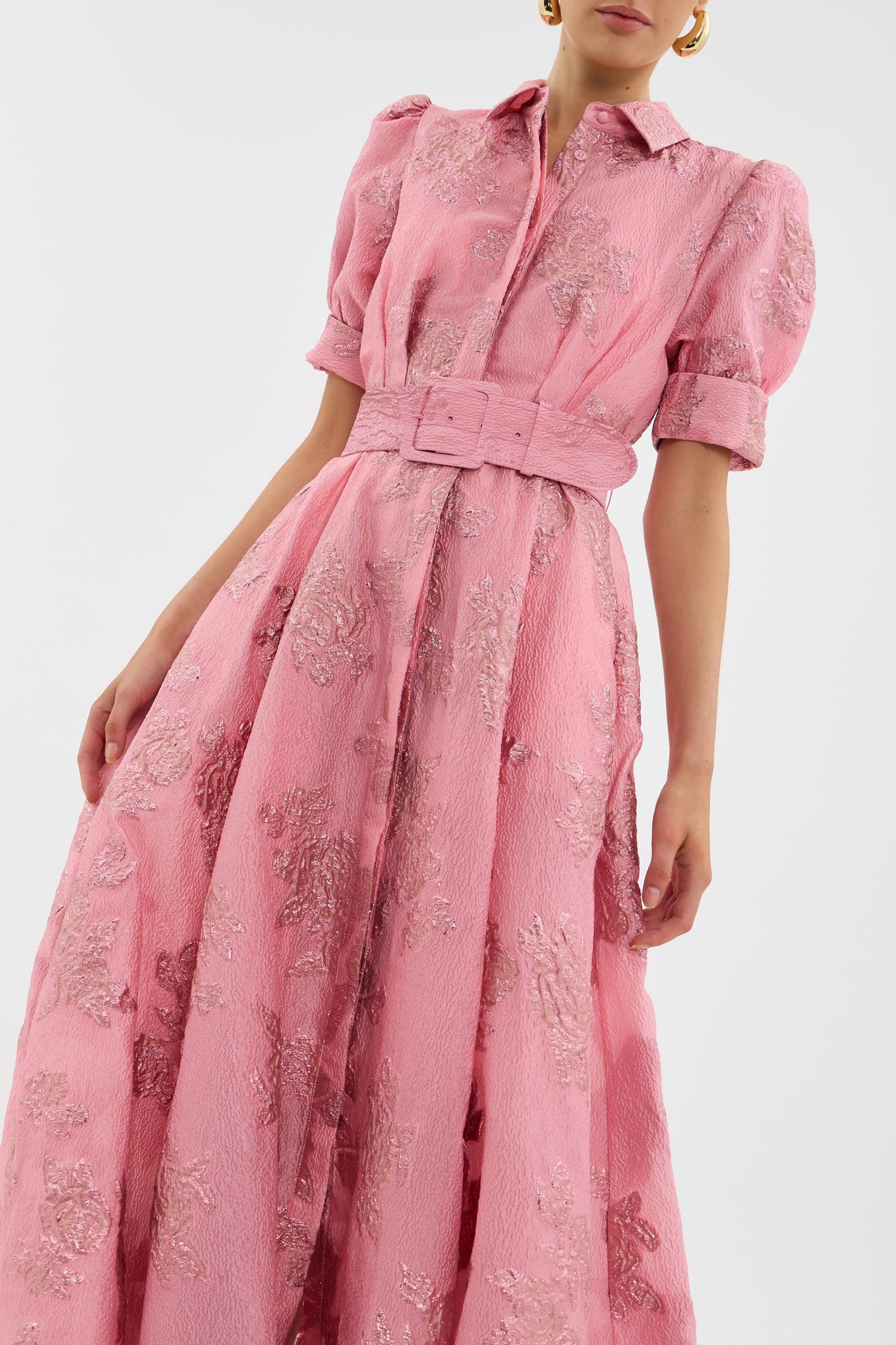 Florence | Floral Puff-Sleeve Maxi Dress