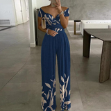 Océane | Off-Shoulder Floral Jumpsuit