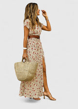 Noelle | Boho Print Maxi Dress