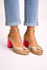 Marieke | Block Heel Evening Sandals