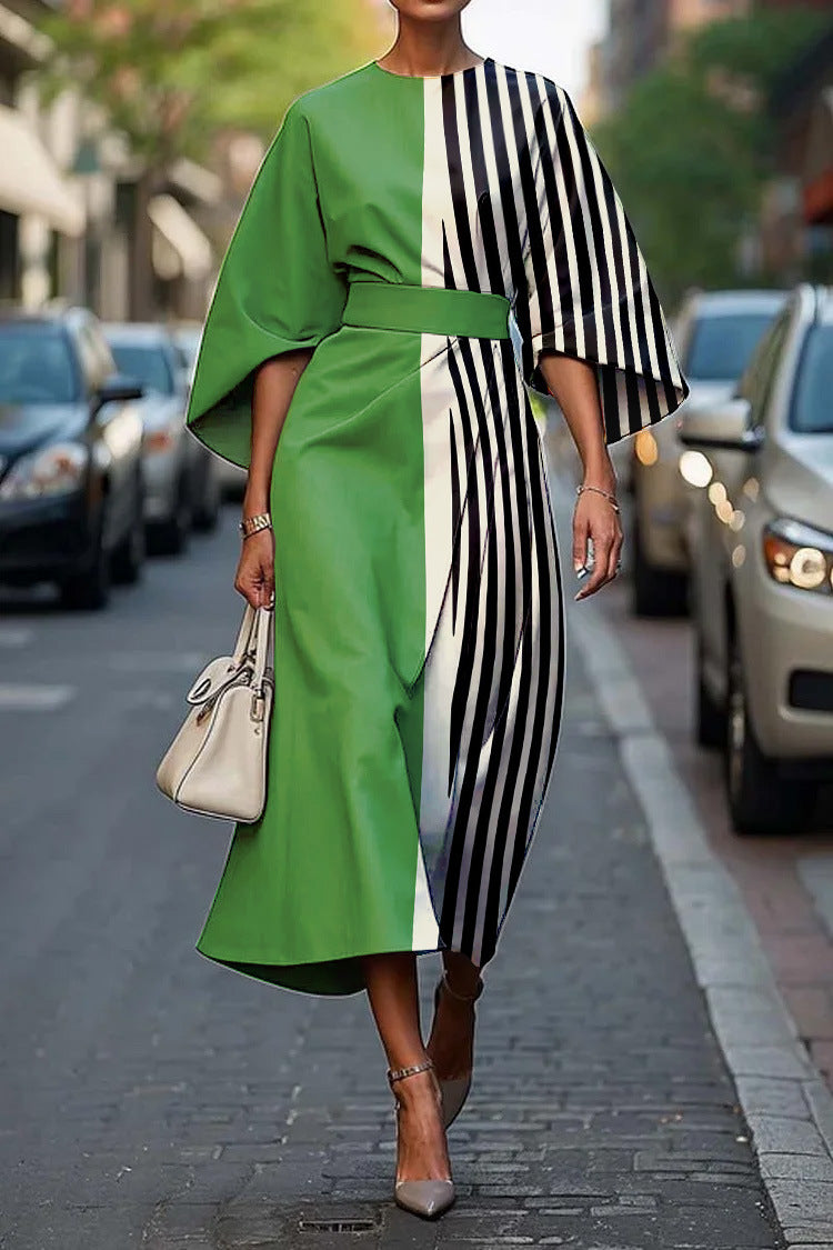 Berber | Batwing-Sleeve Maxi Dress