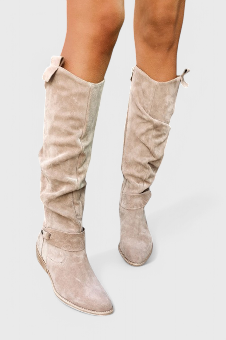 Estienne | Retro Cushioned Tall Boots