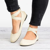 Marisole | Cross-Strap Ballet Flats