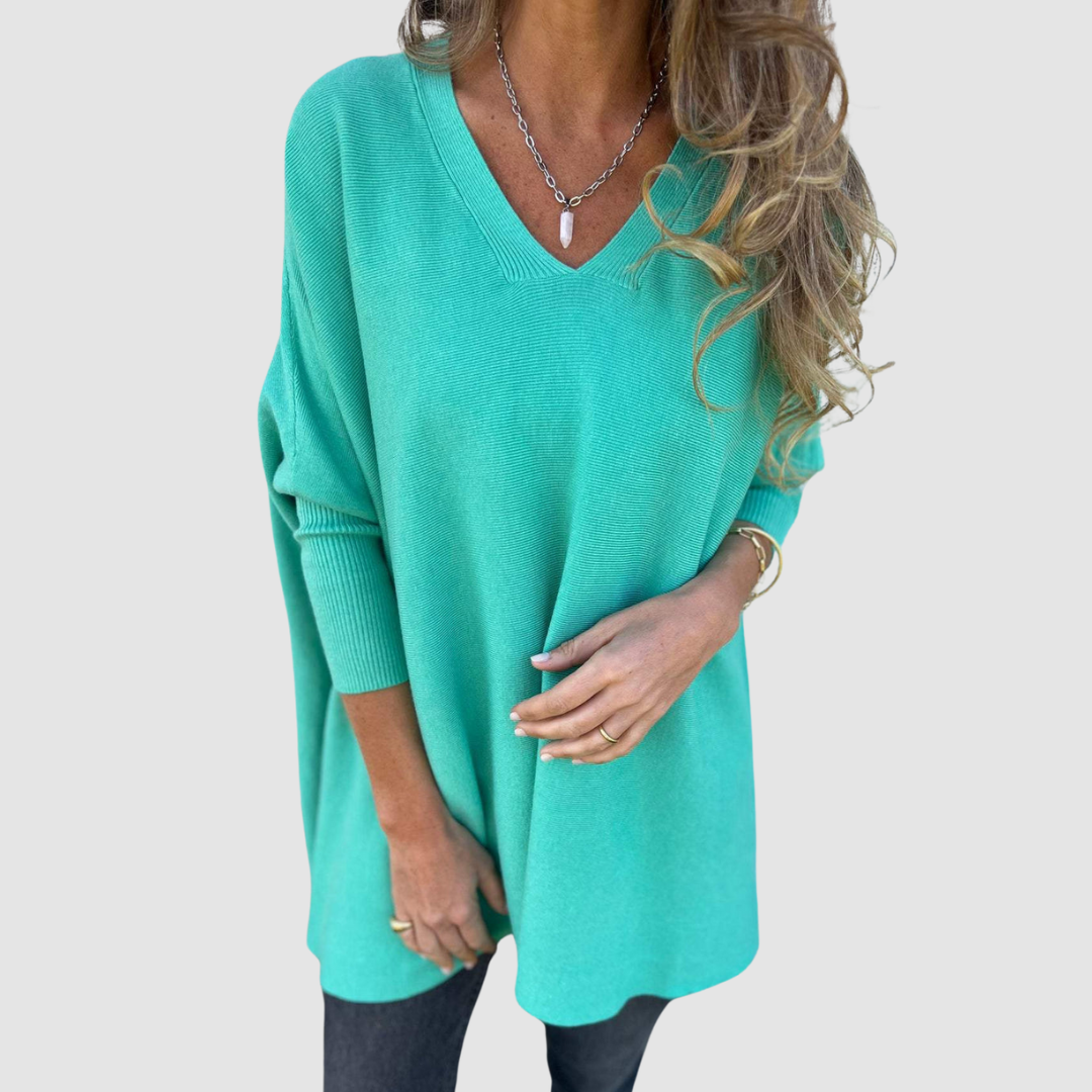 Doortje | Relaxed V-Neck Sweater