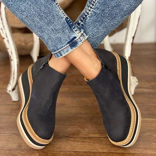 Lavinia | Waterproof Side-Zip Ankle Boots