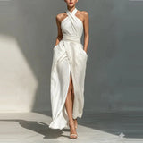Tulietta | Cross-Halter Maxi Dress