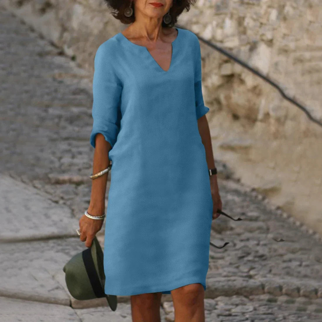 Alessia | Comfortable Linen Dress