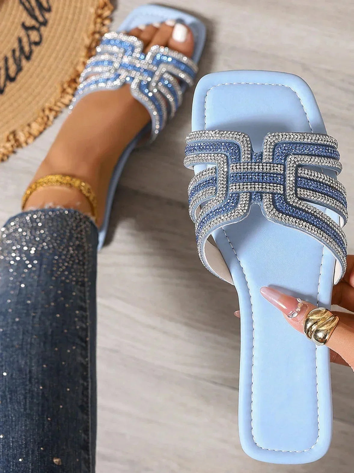 Chelsea Crystal Slides