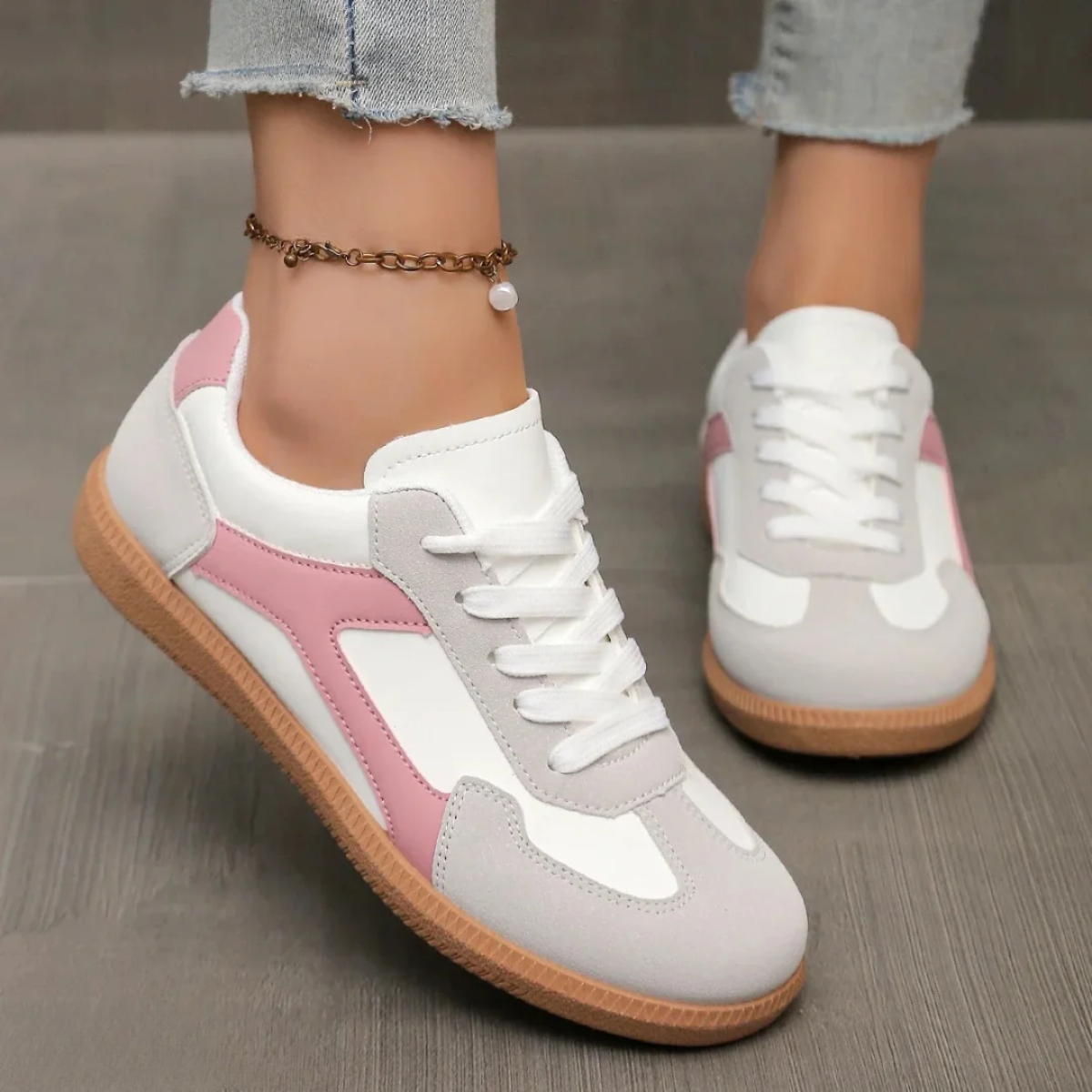 Joséphine | Low-Top Panel Sneakers