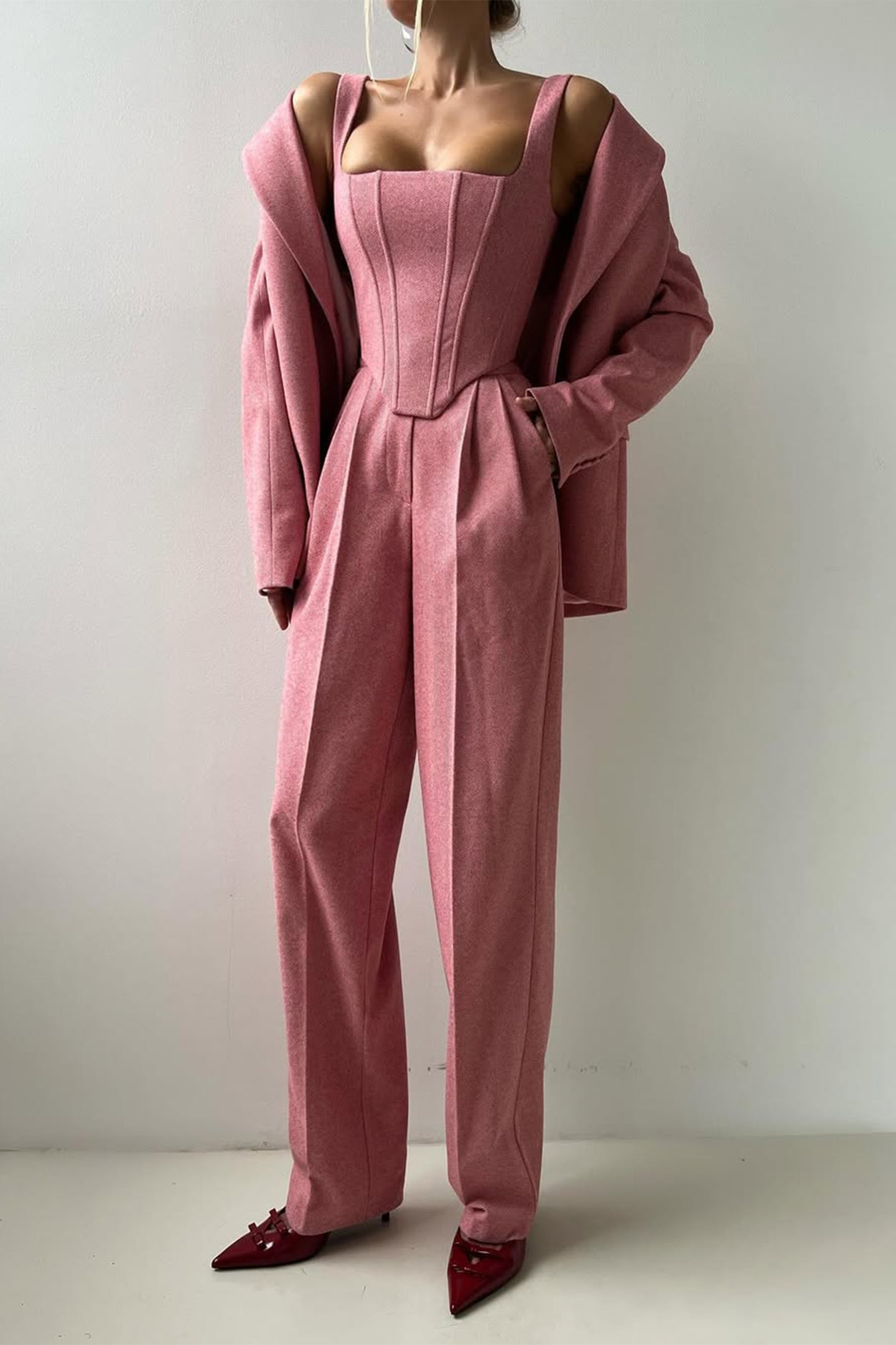 Wynne | Double-Breasted Three-Piece Suit Set