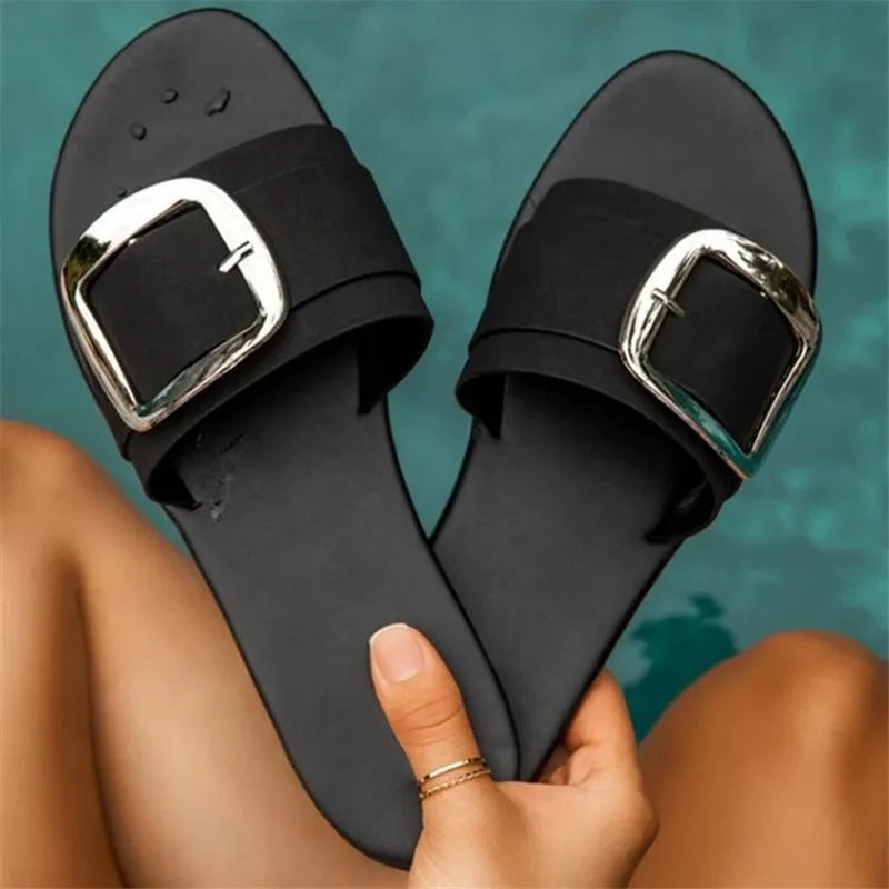 Primrose Buckle Slides