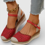 Lobke | Woven Wedge Espadrilles