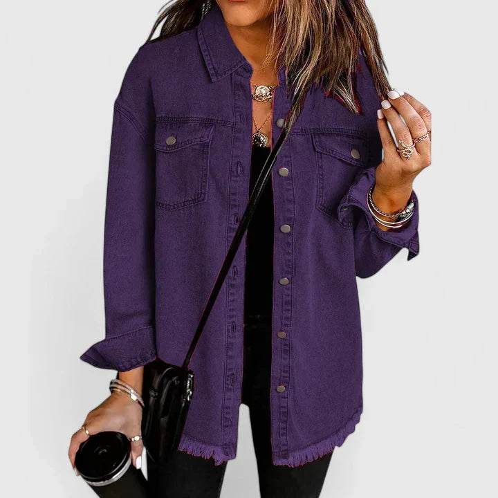 Novalyssa | Relaxed Oversized Denim Jacket