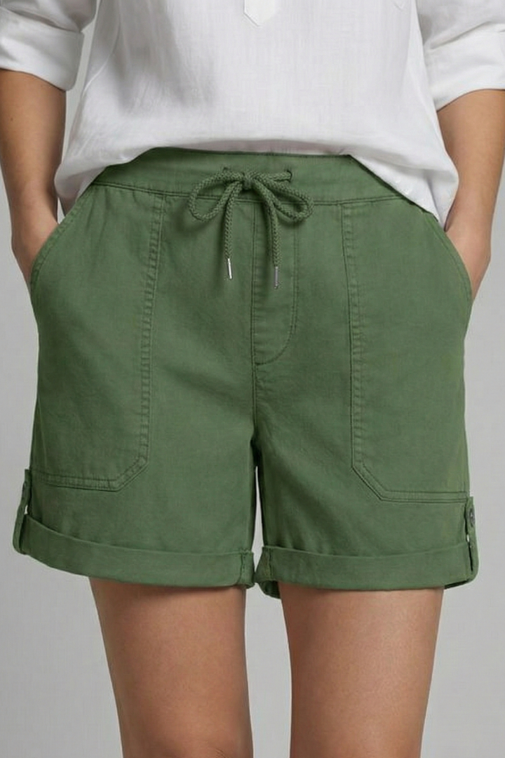 Jasmine | Drawstring Casual Pocket Shorts