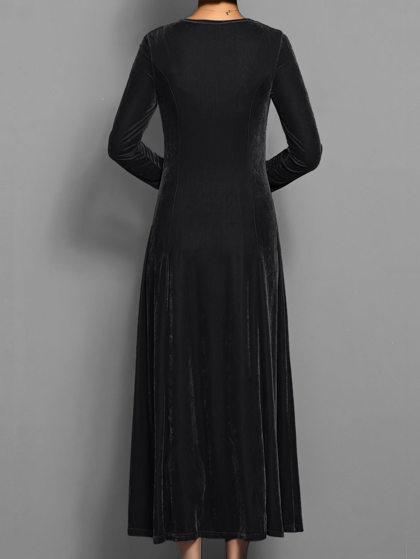 Adelheid | Soft A-Line Velvet Dress