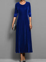 Adelheid | Soft A-Line Velvet Dress