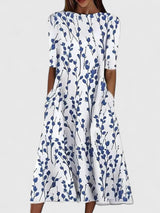 Kara | Floral Midi Summer Dress