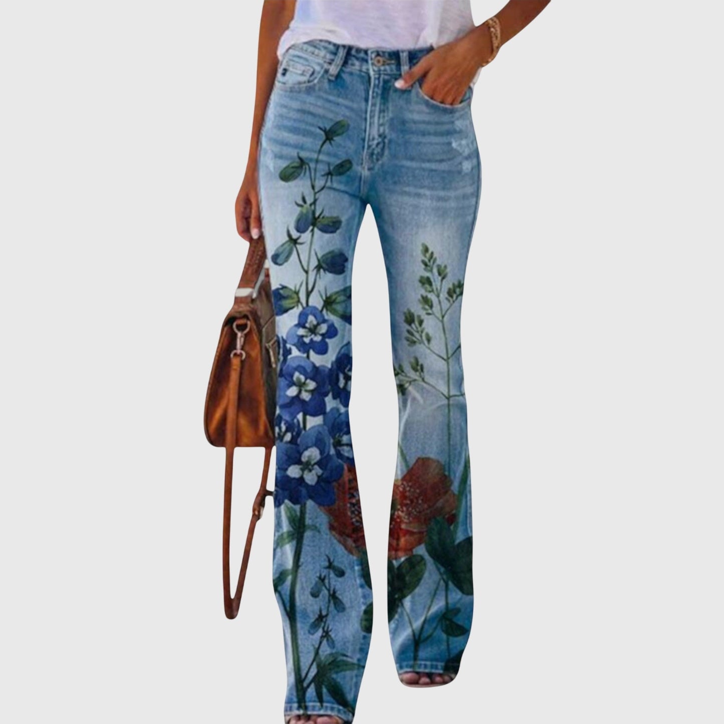 Coralie | Floral Wide Leg Pants