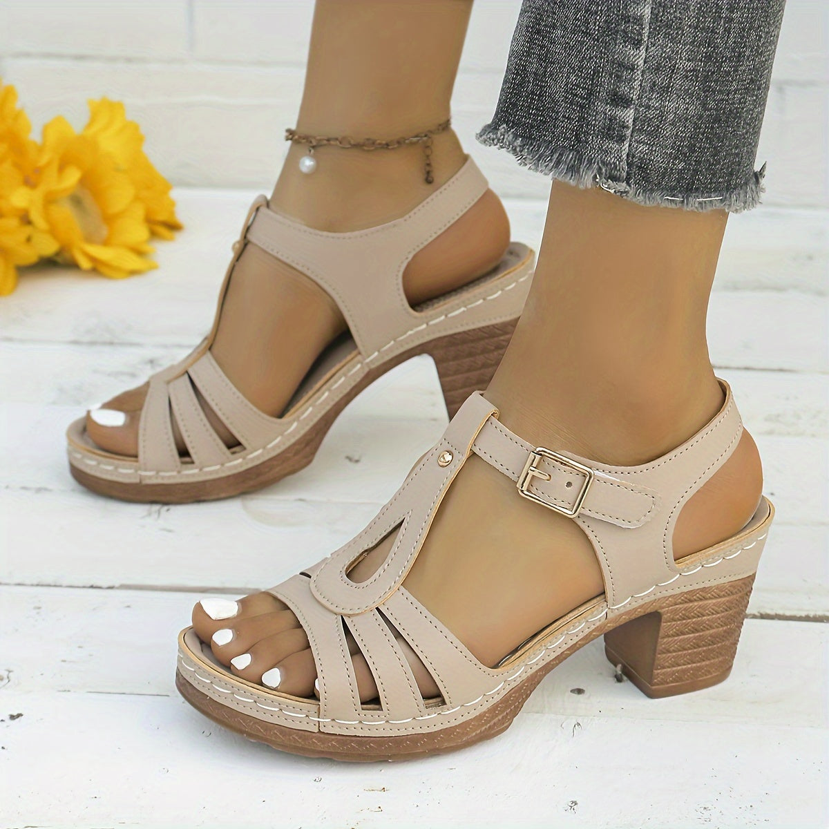 Eaton Buckle Sandals