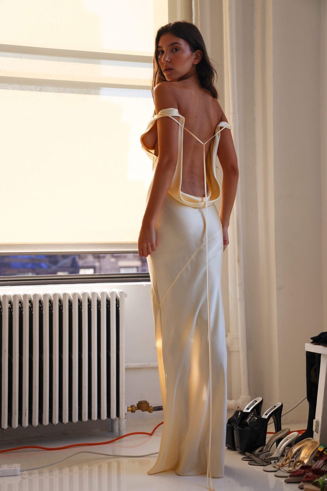 Charlotte | Elegant Maxi Dress with Open Back