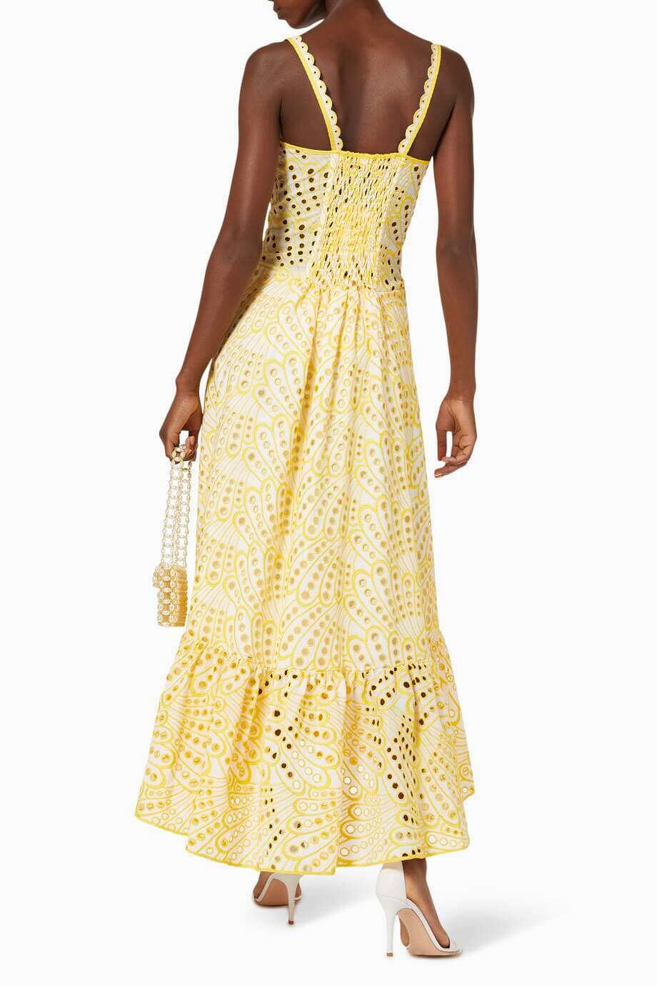 Dolly | Lace Midi Bustier Dress