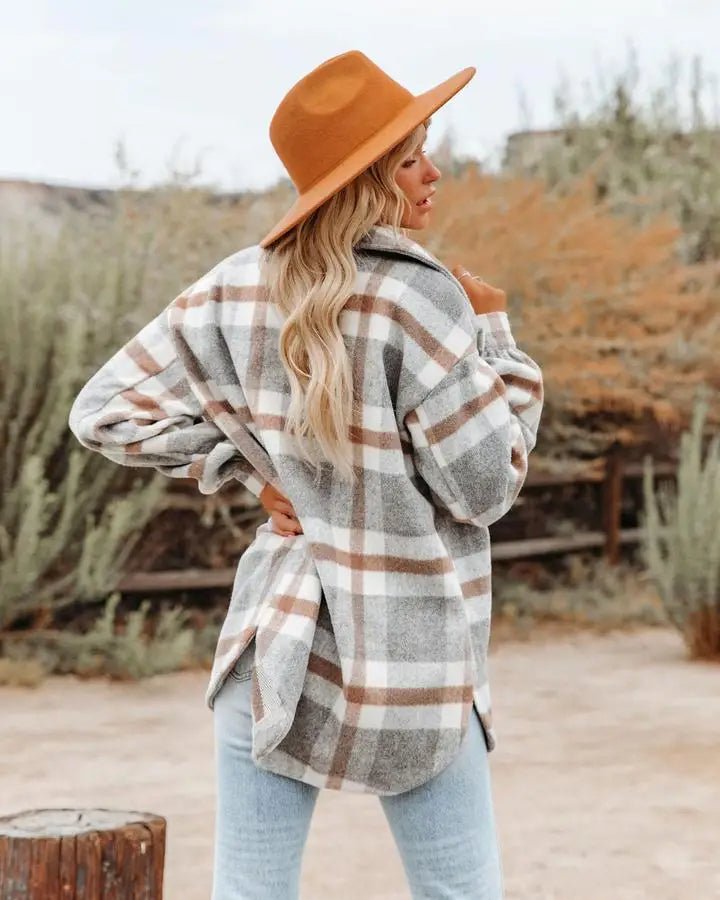 Magilsa | Elegant Plaid Shirt