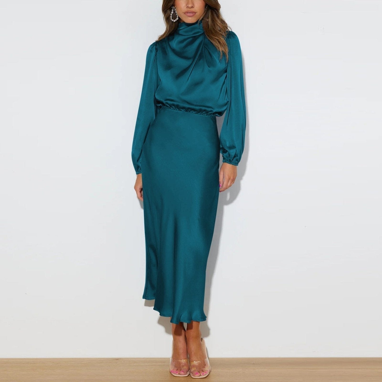 Evelyn | Long Sleeves Elegant Dress
