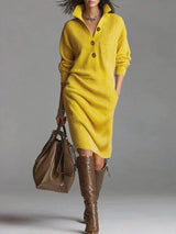 Faustine | Soft Knit Sweater Dress