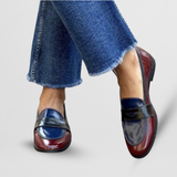 Thibault | Two-Tone Slip-On Loafers