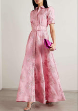 Florence | Floral Puff-Sleeve Maxi Dress