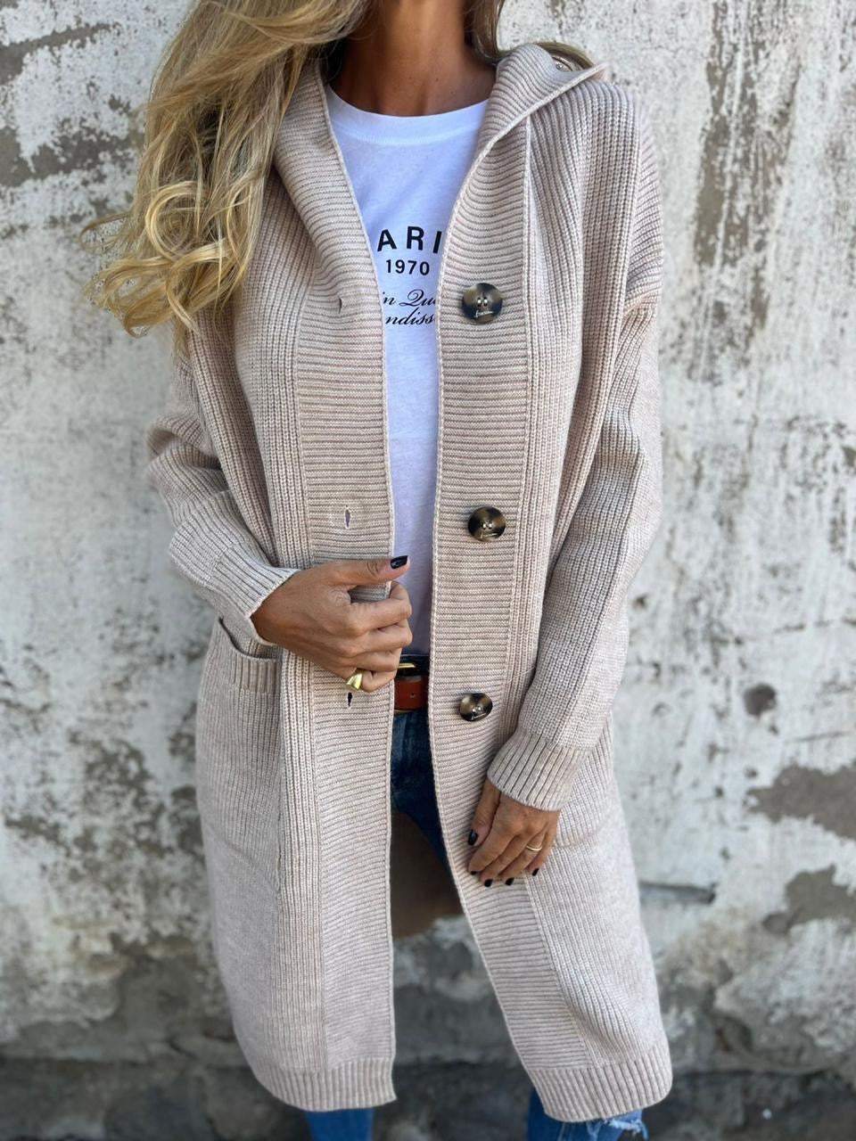 Rosalie | Chic Long Knit Cardigan