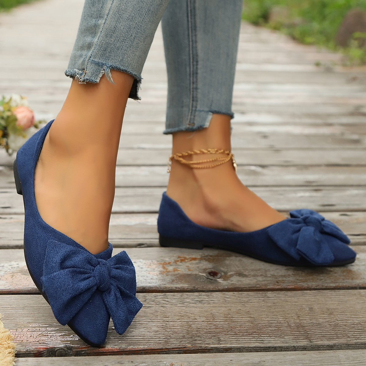 Belline | Bow-Detail Ballet Flats