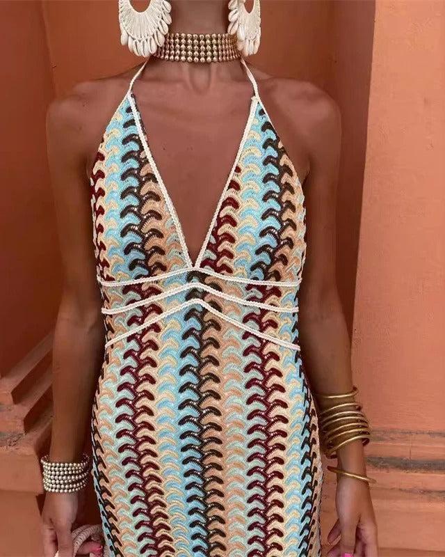 Charlotte | Boho Crochet Beach Tunic Dress