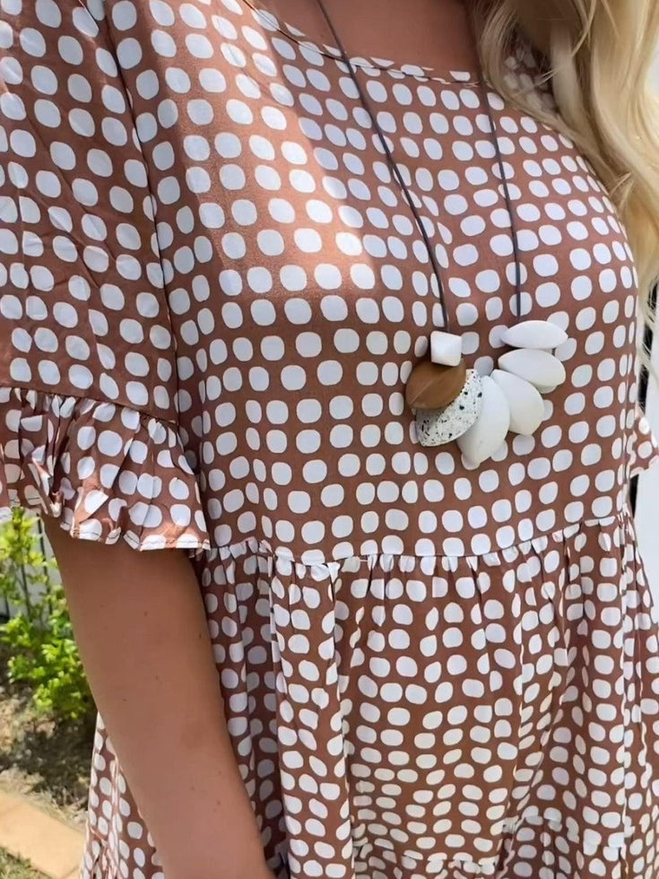 Michelle | Short Sleeve Midi Dress