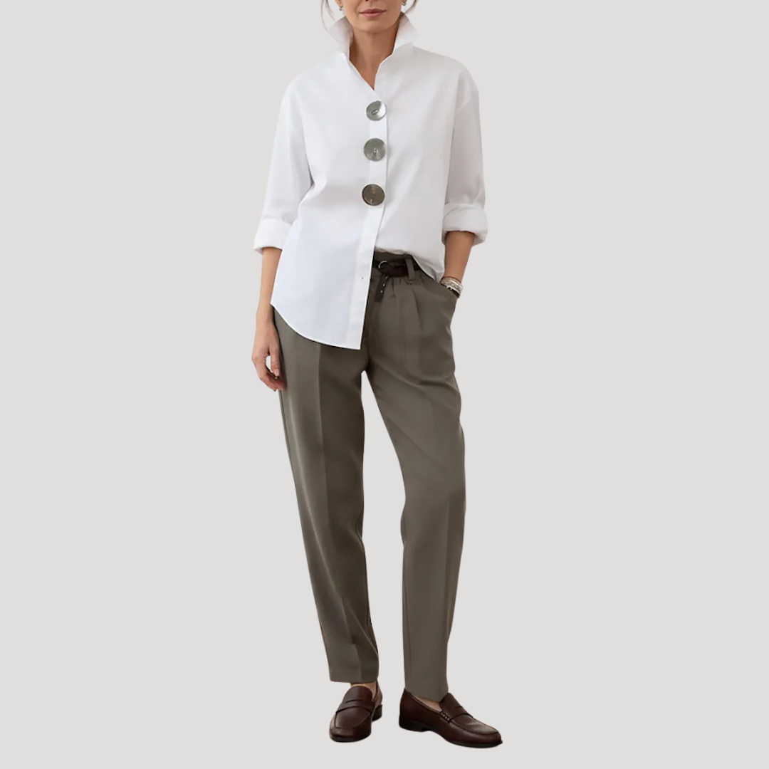Klaasje | Collared Relaxed Button-Down Shirt