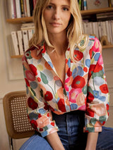 Rosalie | Floral Button-Down Blouse